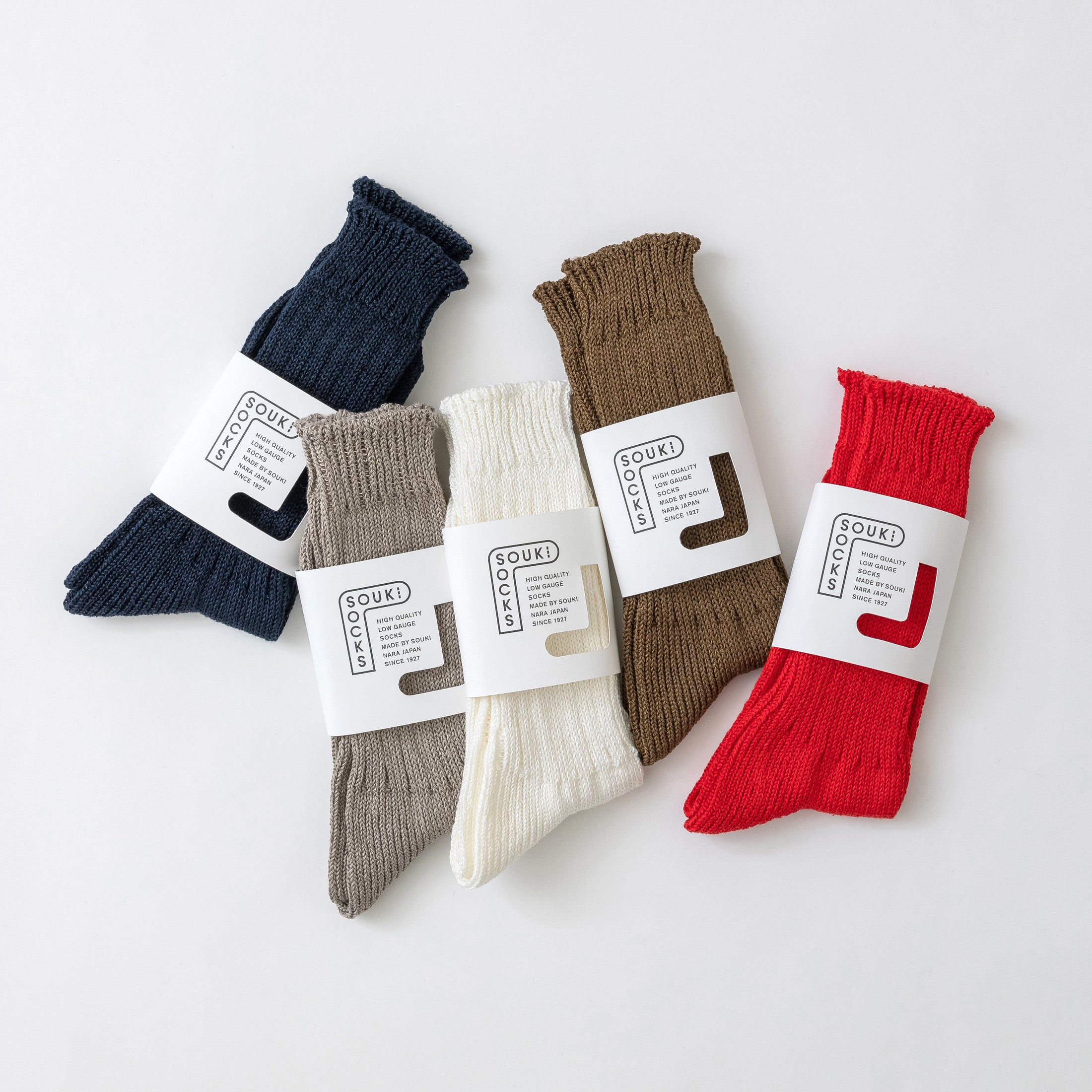 SOUKI SOCKS Branch -ブランチ-　全5色